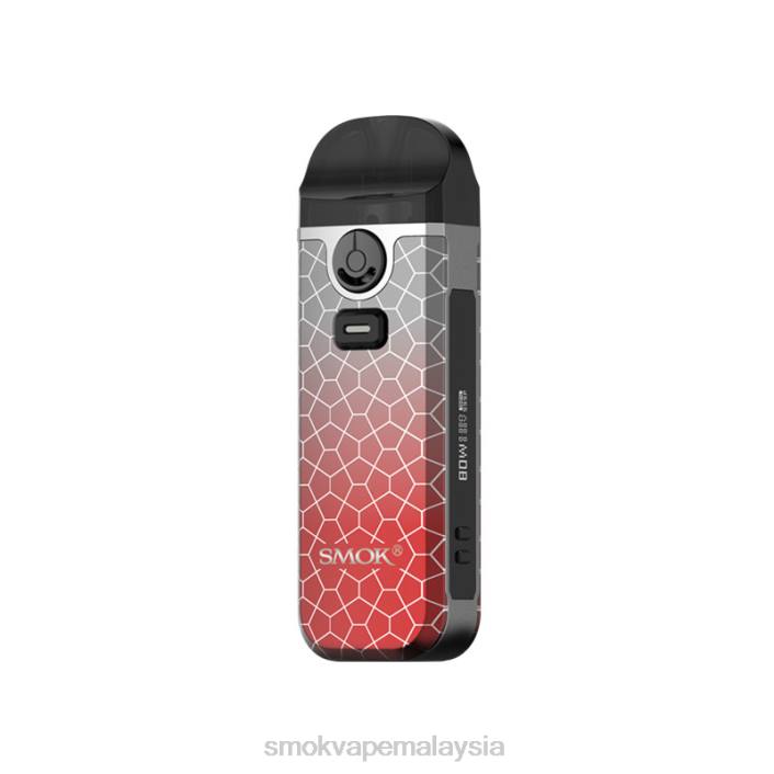 SMOK Nord 4 kit perisai kelabu merah | SMOK Vape Pod 4TBV270